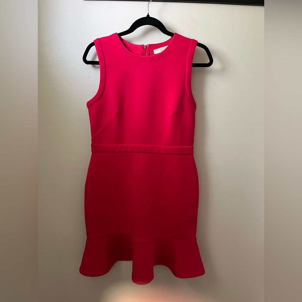 Loft scuba fabric dress